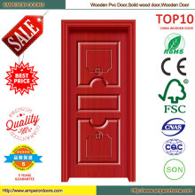 Soundproof Best Price Wooden PVC Door